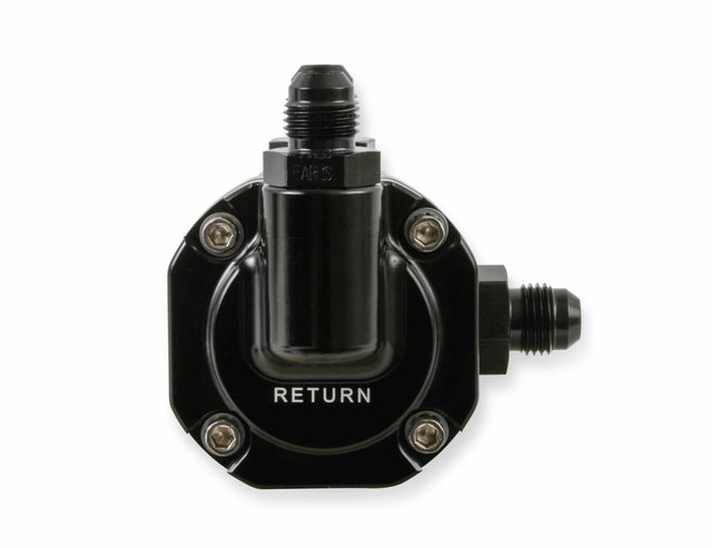 Holley Billet EFI Return Style Fuel Pressure Regulator - 12-893 black aluminum