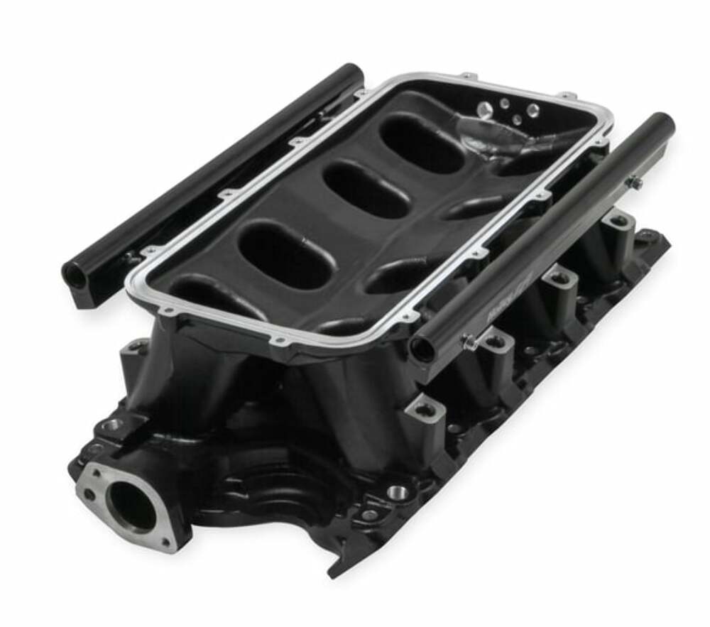 Hooker performance muffler black black-351w-ford-hi-ram-efi-manifold-300-242bk
