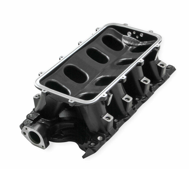 Hooker performance muffler black aluminum black-351w-ford-hi-ram-efi-manifold-base-300-244bk