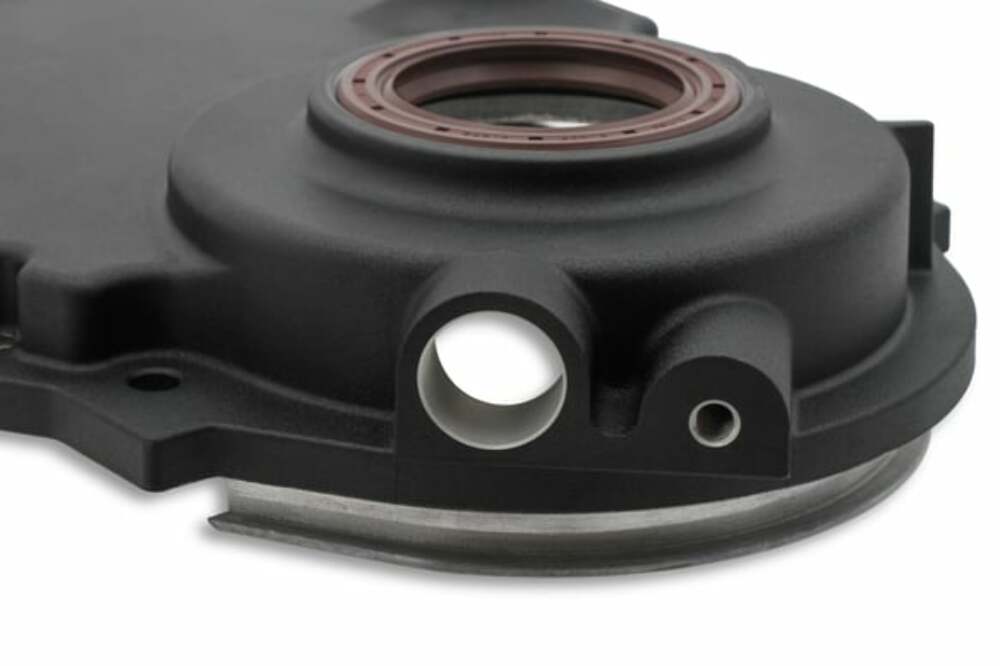 Hooker performance muffler black aluminum cover-21-153