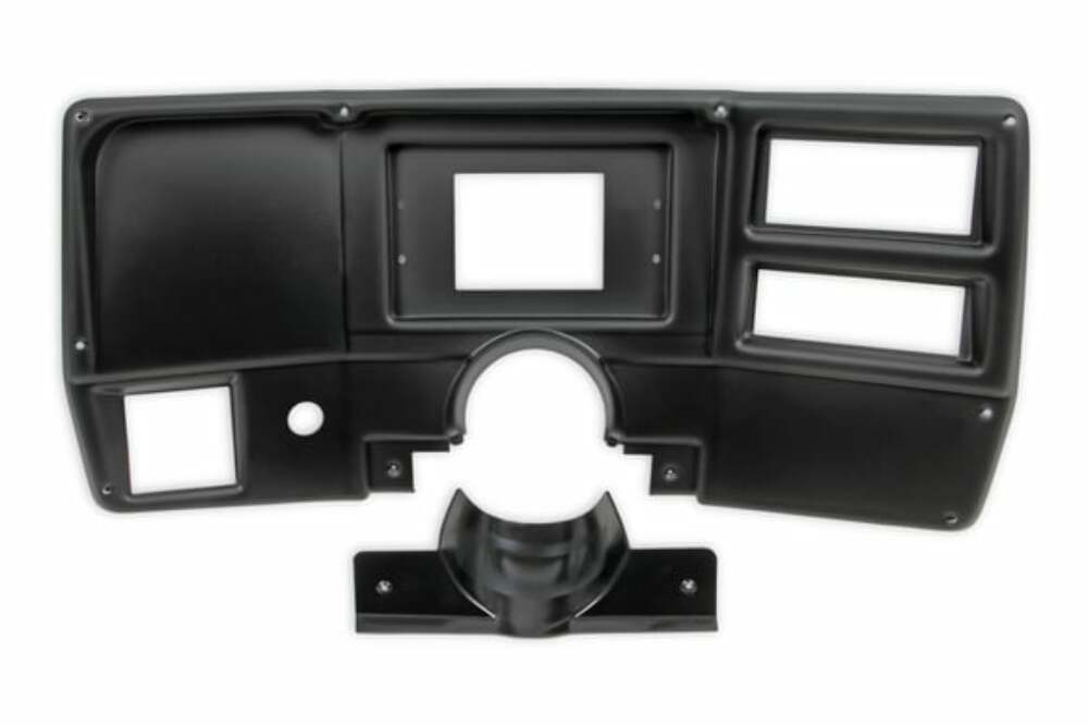 Holley EFI Dash Bezels for the 7 Dashes - 553-309 for 1984-1986 Chevy C10 black