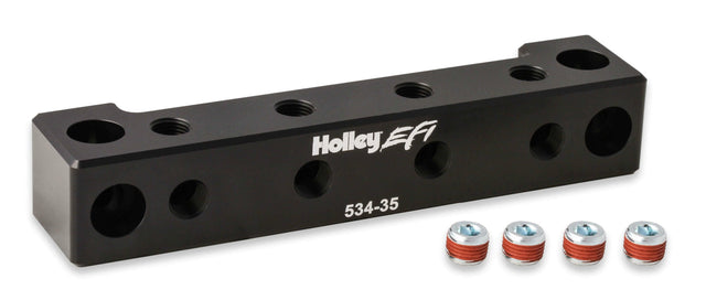 Holley EFI sensor black aluminum block-534-35