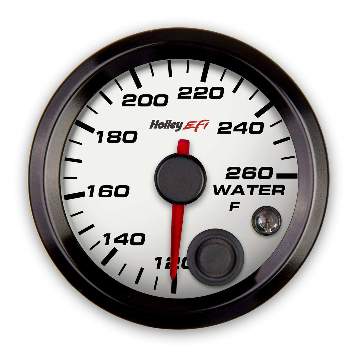 Holley EFI Coolant Temp Gauge - 553-128W aluminum