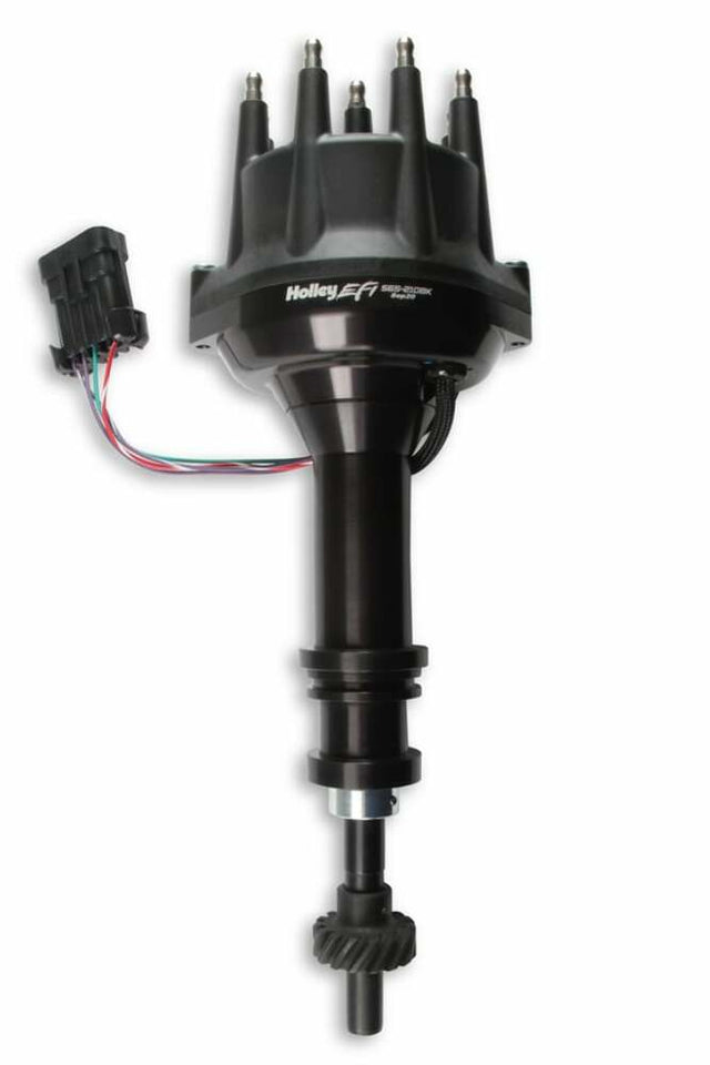 Hooker performance muffler black aluminum ford-351c-400m-429-460-distributor-black-565-210bk