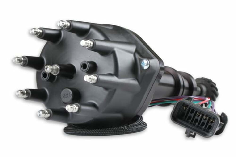 Hooker performance muffler black ford-351c-400m-429-460-distributor-black-565-210bk