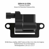 Holley ignition coil black pair-561-128