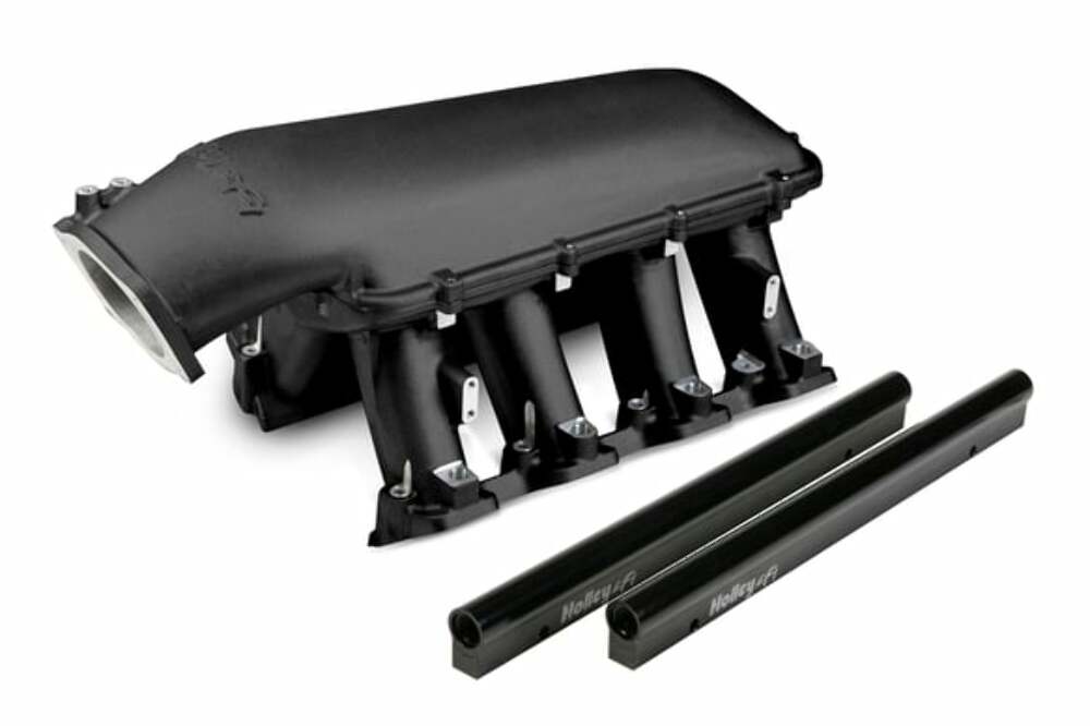 Holley LS Hi-Ram Intake Manifolds 300-117BK black aluminum