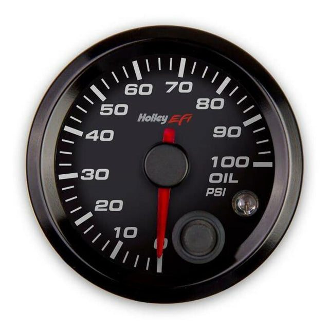 Holley EFI Oil Pressure Gauge - 553-127 aluminum