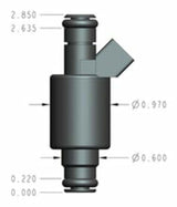 Holley EFI Performance Fuel Injector - Individual 522-191