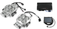 Holley EFI Terminator X Stealth 2x4 4500 Kit - Shiny 550-1080 6.86 inch 1440 CFM black