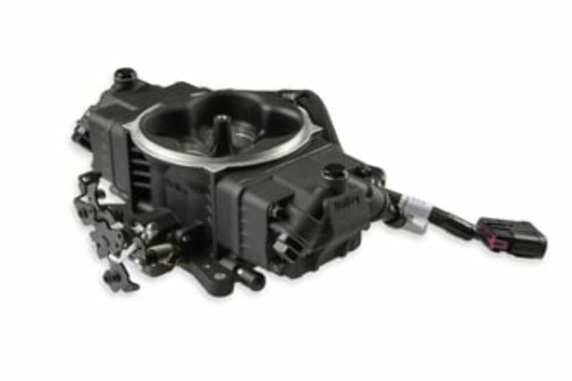 Holley EFI Terminator X Stealth 4150 Throttle Body - Black 534-296 black aluminum