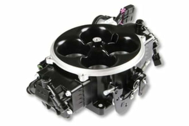 Holley EFI Terminator X Stealth 4500 Throttle Body - Black 534-302 1440 CFM black aluminum