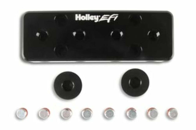 Hooker performance muffler black aluminum manifold-534-52