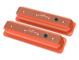 Hooker performance muffler black polished aluminum orange-241-249