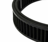 Holley Flat Base Air Cleaner 10 Black - 120-145B