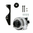 Hooker performance muffler black aluminum alternator-97-369