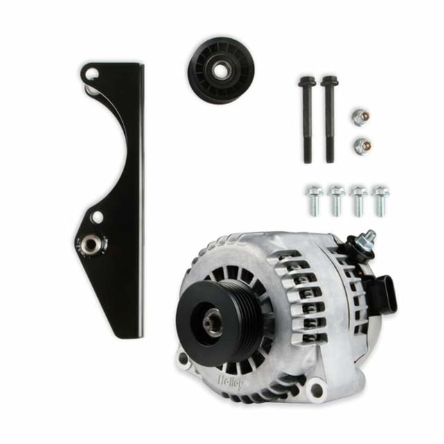 Hooker performance muffler black aluminum alternator-97-369