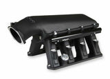 Holley GEN III HEMI Hi-Ram EFI Manifold BLACK -300-650BK for 2005-2010 Dodge Challenger black aluminum