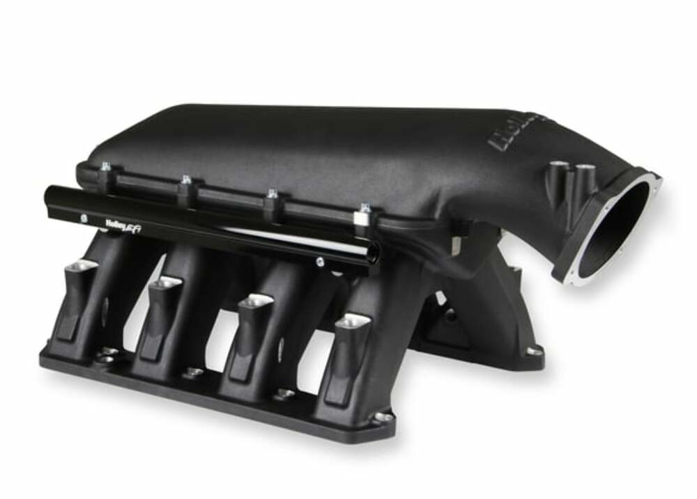 Hooker performance muffler black manifold-300-650bk