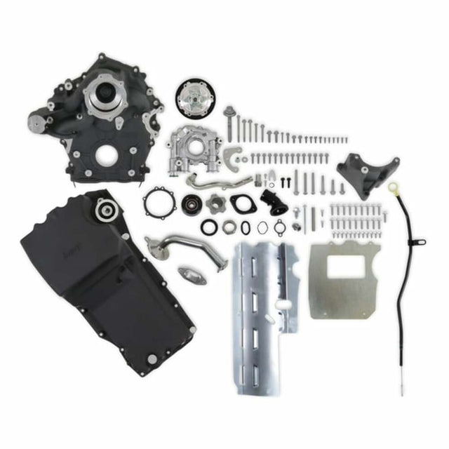 Hooker performance muffler black aluminum black-20-320bk