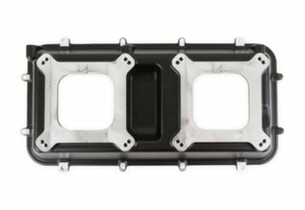 Hooker performance muffler black x-4150-flat-black-finish-300-207bk-2