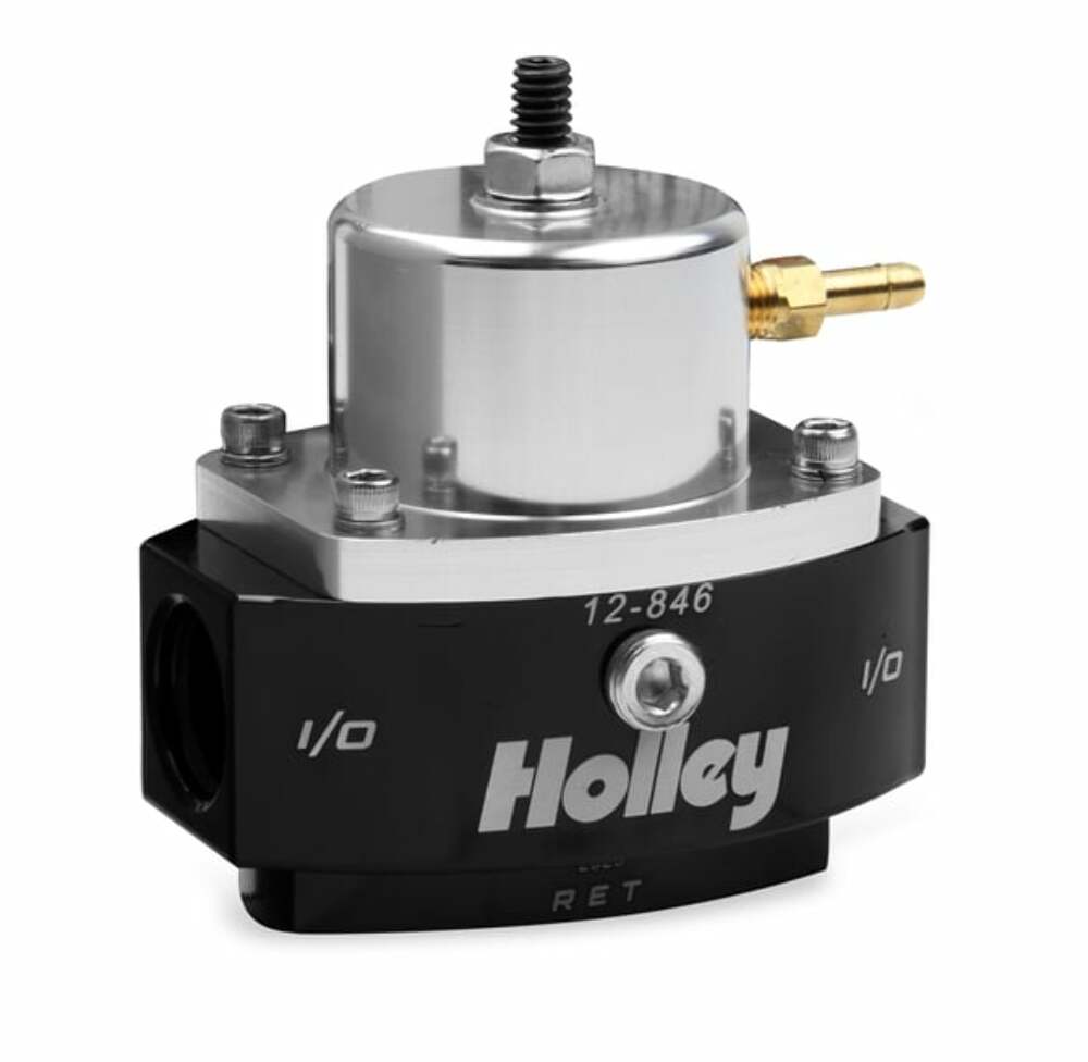 Holley HP Billet Fuel Pressure Regulators 12-846 black aluminum