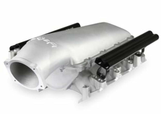 Holley EFI Lo-Ram Manifold Base and Fuel Rails Dual Fuel Injector-GM LS3/L92 300-683 black aluminum
