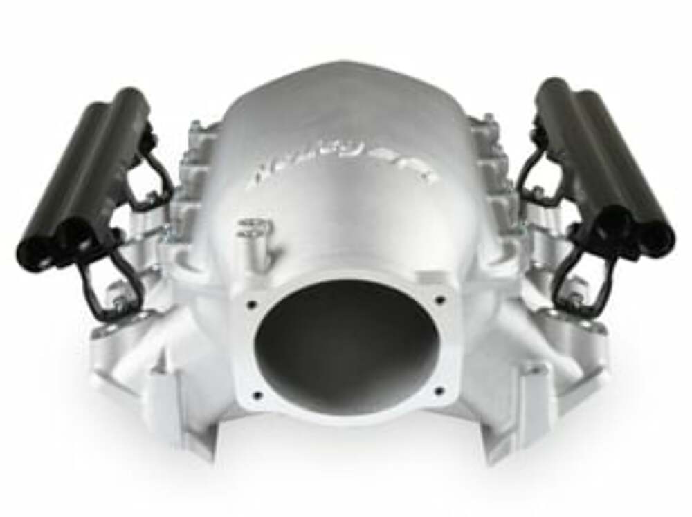 Holley EFI Lo-Ram Manifold Base and Fuel Rails Dual Fuel Injector-GM LS3/L92 300-683