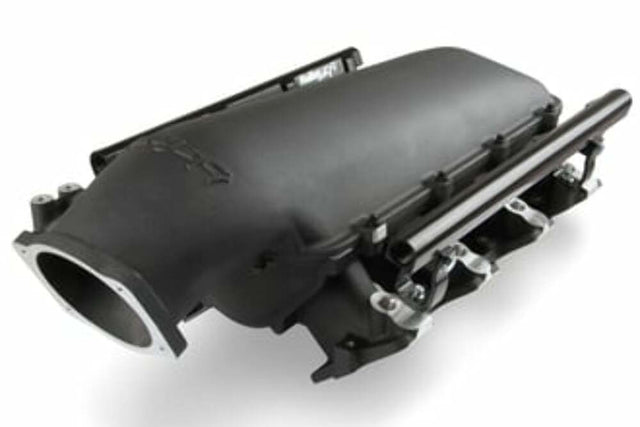 Holley EFI Lo-Ram Manifold Kit Single Injector- Black - GM LS3/L92 300-679BK black aluminum