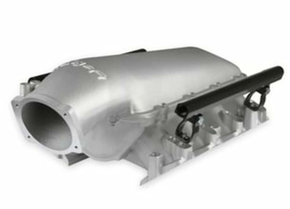 Holley EFI Lo-Ram Manifold Kit Single Injector- Satin - GM LS3/L92 300-679 aluminum