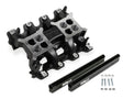 Holley EFI LS EFI Manifold - 2x4 Dual Plane - Black - 300-121BK black aluminum