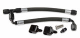 Hooker performance muffler black aluminum lite-350-hose-26-553