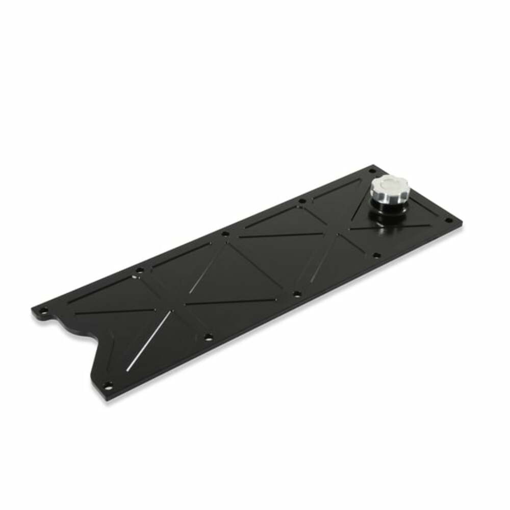 Hooker performance muffler black polished aluminum billet-241-369