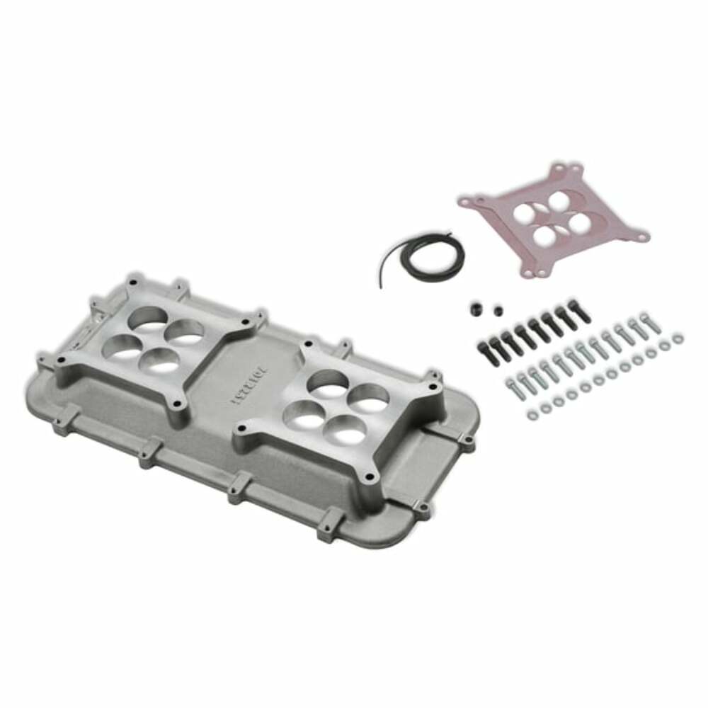 Holley Mid-Rise Plenum Base Adapter Kit - GM LS1/LS2/LS6 300-267 aluminum