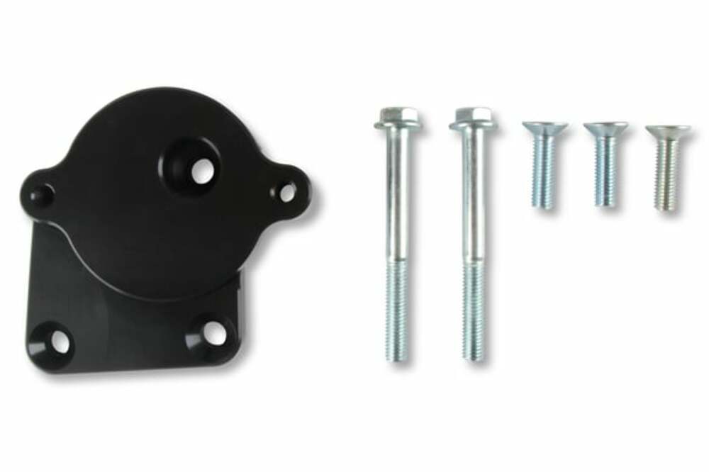 Hooker performance muffler black aluminum pump-97-380