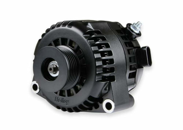 Hooker performance muffler black polished aluminum alternator-197-303