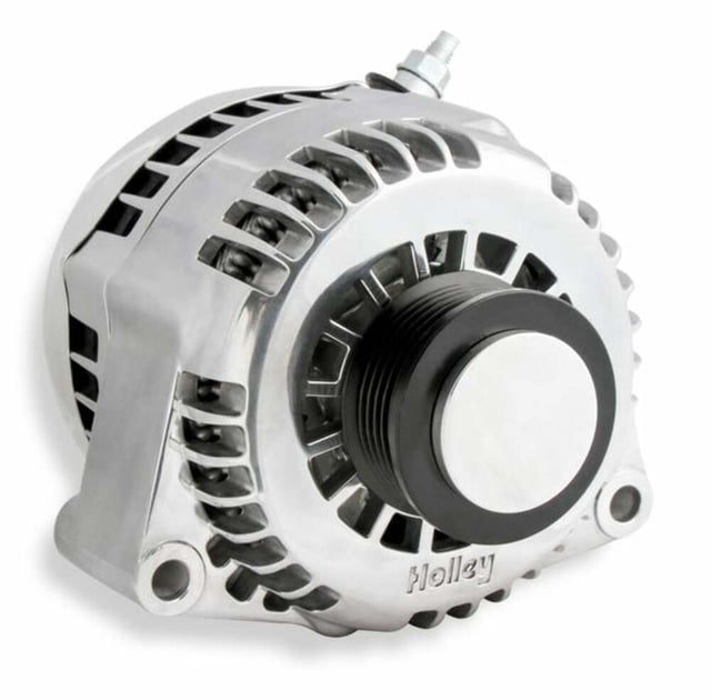 Hooker performance muffler black polished aluminum alternator-197-304