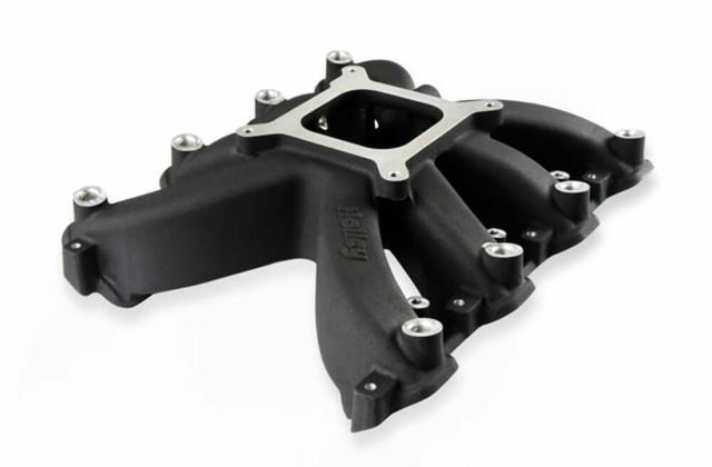 Holley Single Plane EFI Intake - GM LS7-Black 300-269BK black aluminum