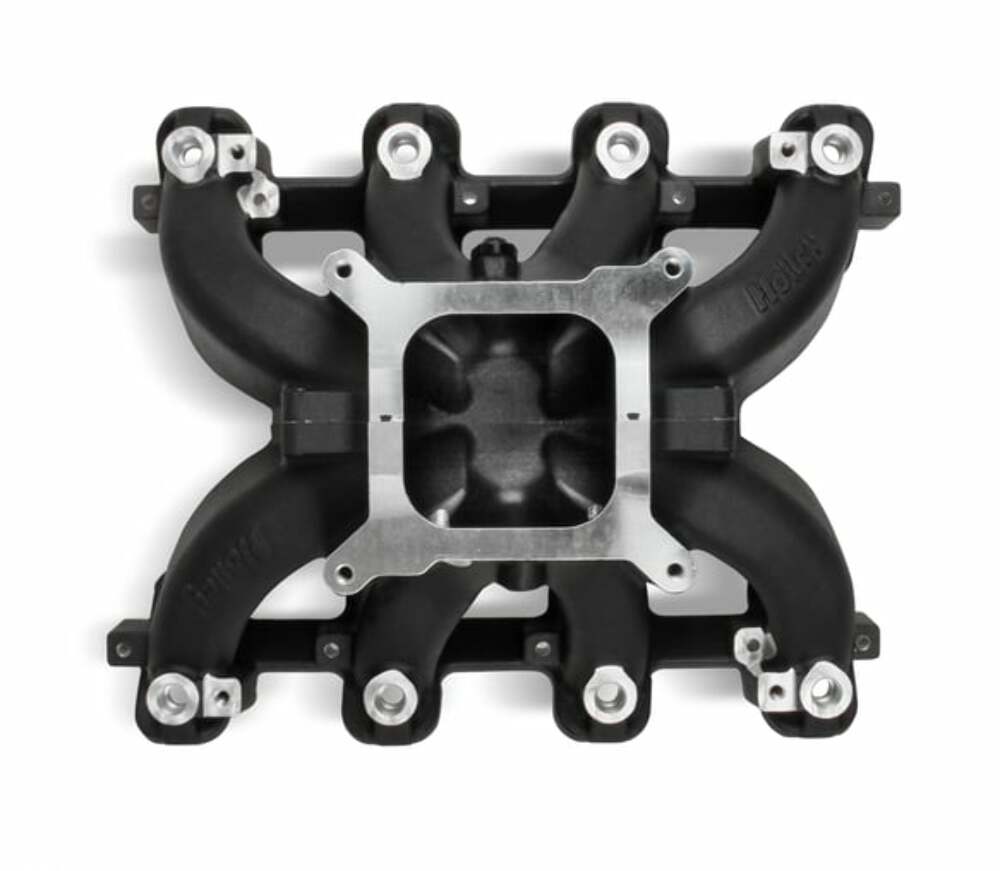Holley Single Plane EFI Split-Design Intake Manifold GM LS1/LS2 Black 300-255BK