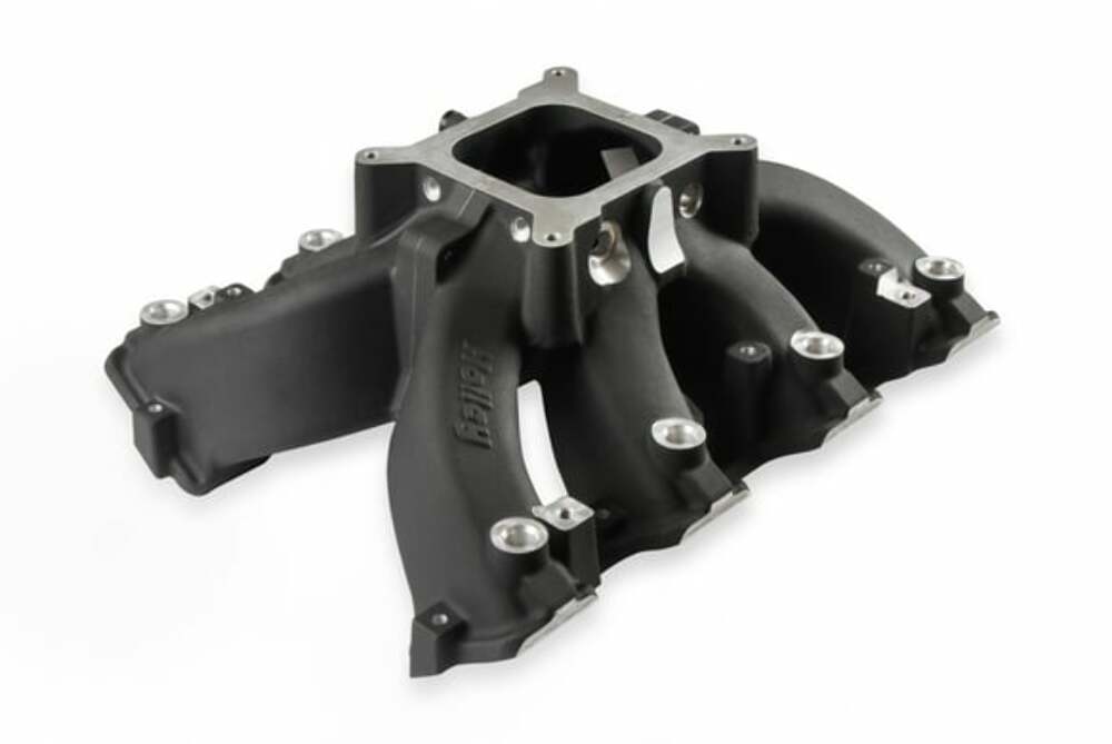 Holley Single Plane EFI Split-Design Intake Manifold GM LS3/L92 Black 300-290BK