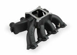 Holley Single Plane Split-Design Intake Manifold GM LS1/LS2/LS6 Black 300-256BK