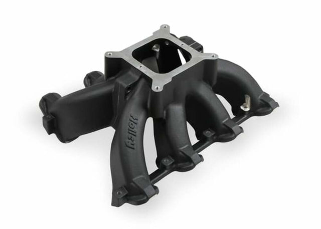 Holley Single Plane Split-Design Intake Manifold GM LS1/LS2/LS6 Black 300-256BK