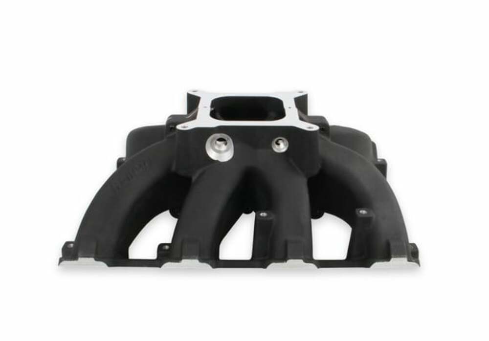 Holley Single Plane Split-Design Intake Manifold GM LS3/L92 Black-4150 300-291BK