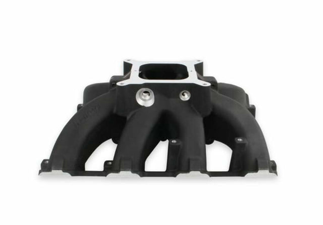 Holley Single Plane Split-Design Intake Manifold GM LS3/L92 Black-4150 300-291BK