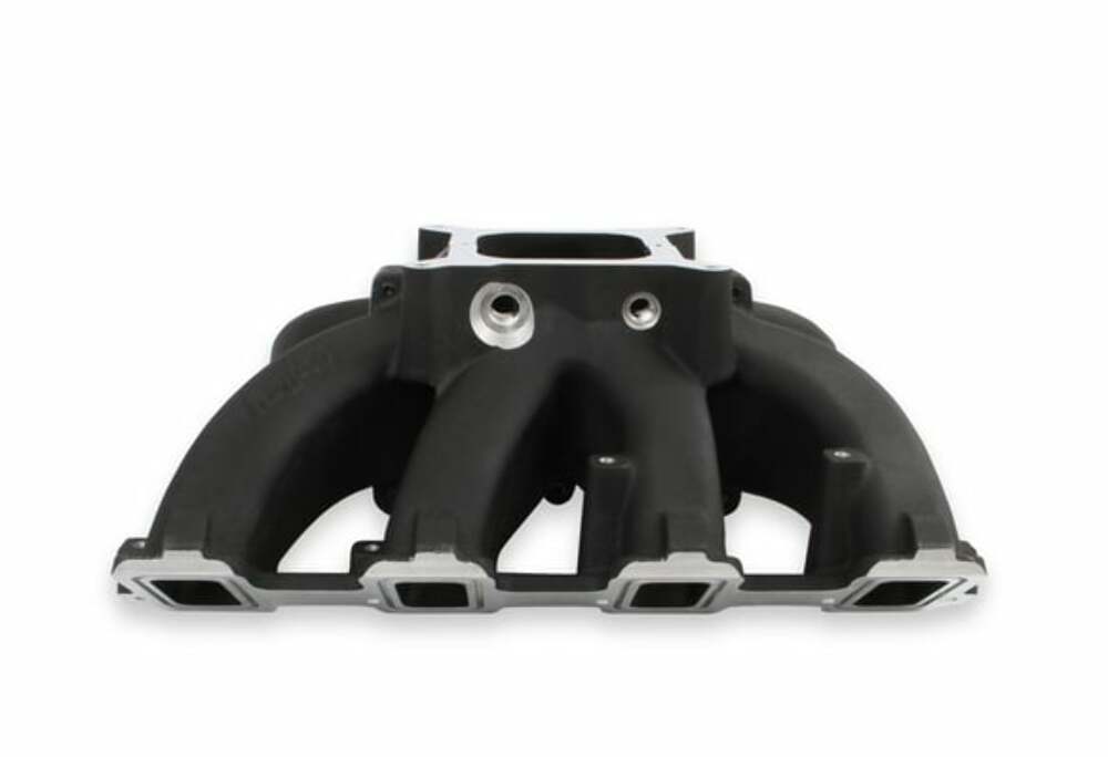 Holley Single Plane Split-Design Intake Manifold GM LS3/L92 Black-4150 300-291BK