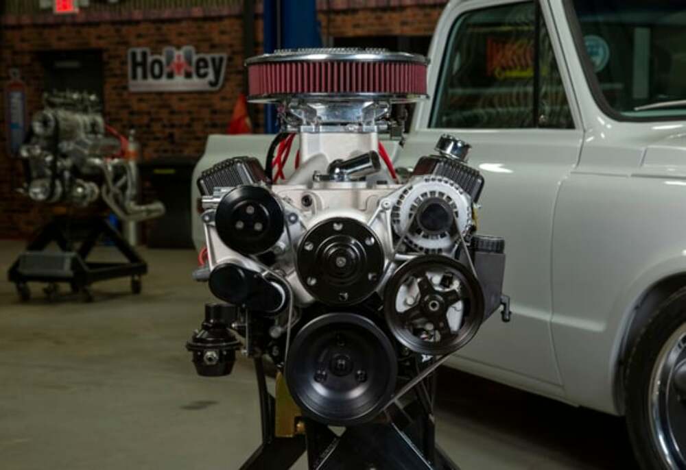 Hooker performance muffler black aluminum system-20-240