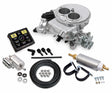 Holley EFI Sniper EFI 550-849K 2300 Carb 2 Barrel Master Fuel Injection Kit Polished for Ford polished stainless steel