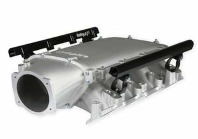 Holley EFI Ultra Lo-Ram Manifold Kit Single Injector- Satin - GM LS3/L92 300-680 for Ram Corvette aluminum