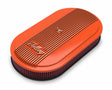 Holley Vintage Series Oval Air Cleaner - Factory Orange Machined - 120-403 aluminum