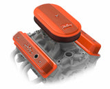 Holley Vintage Series Oval Air Cleaner - Factory Orange Machined - 120-403